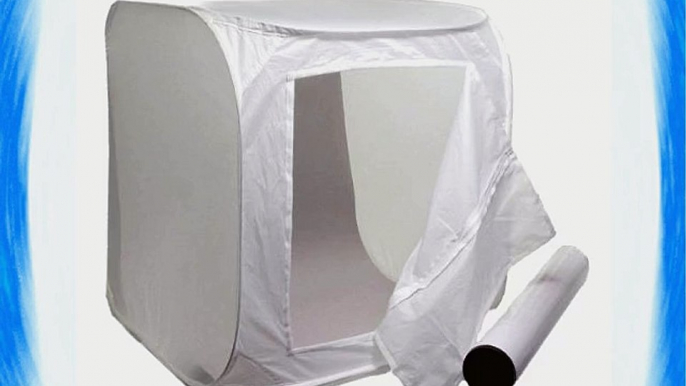 Photo Light Tent 28 In Cube Kit By Alzo with Background Paper Set