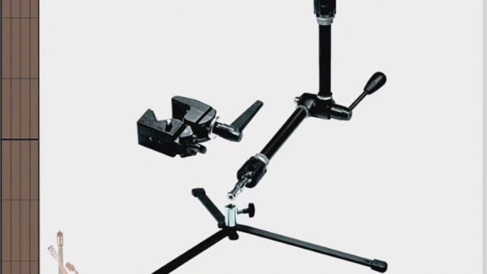 Manfrotto 143 Magic Arm Kit with Umbrella Bracket Super Clamp and Backlite Base