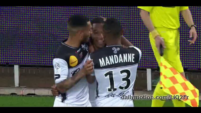 Goal Beauvue - Caen 0-1 Guingamp - 25-04-2015