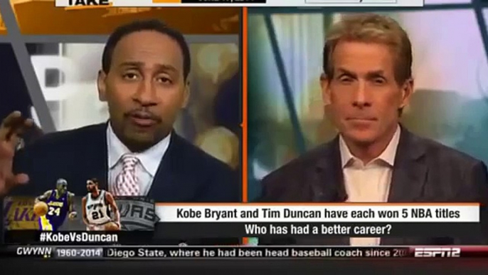 Better Career: Tim Duncan or Kobe Bryant? - ESPN First Take