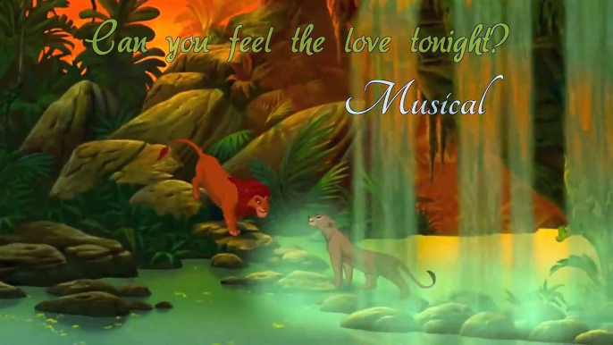 The Lion King Musical - Can You Feel The Love Tonight (Nala & Simba One-Line Multilanguage) HD