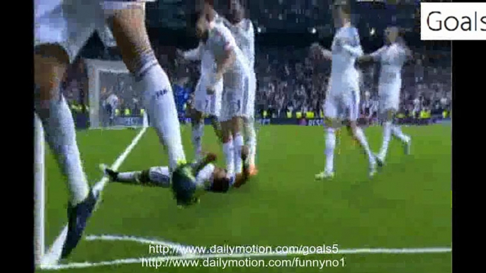 Javier Hernandez Chicarito Goal Real Madrid 1 - 0 Atletico Madrid Champions League 22-4-2015