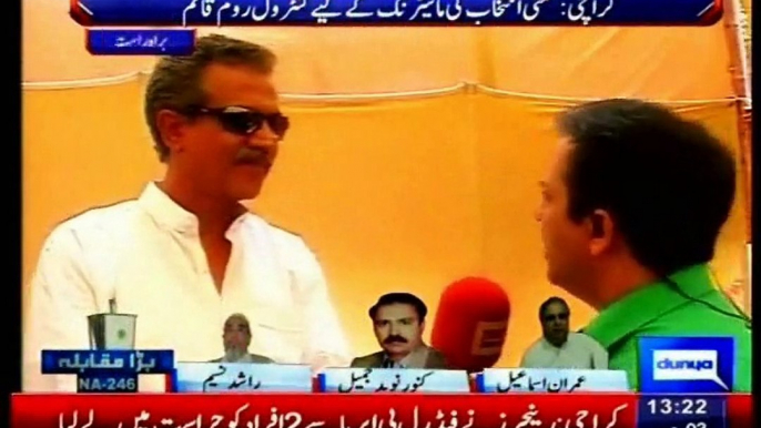 Waseem Akhtar expressed his reservations regarding NA-246 By-polls