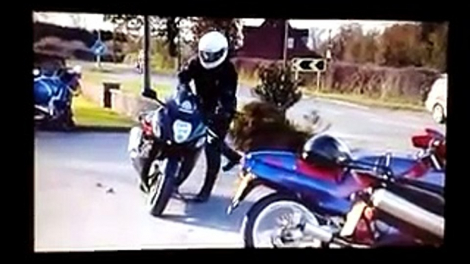 UK Police using a Suzuki Hayabusa