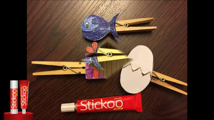 StickooTV Episode 20 - Fun Clothespins Toys