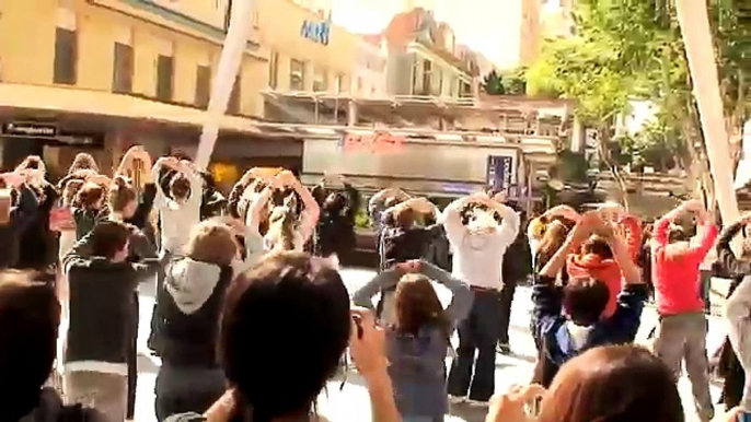 Brisbane Gang Show 2011 - Flash Mob Queen Street Mall