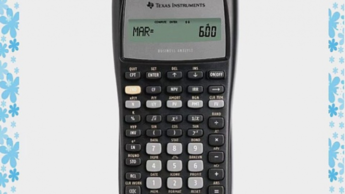 Texas Instruments BAIIPlus Financial Calculator 10-Digit LCD