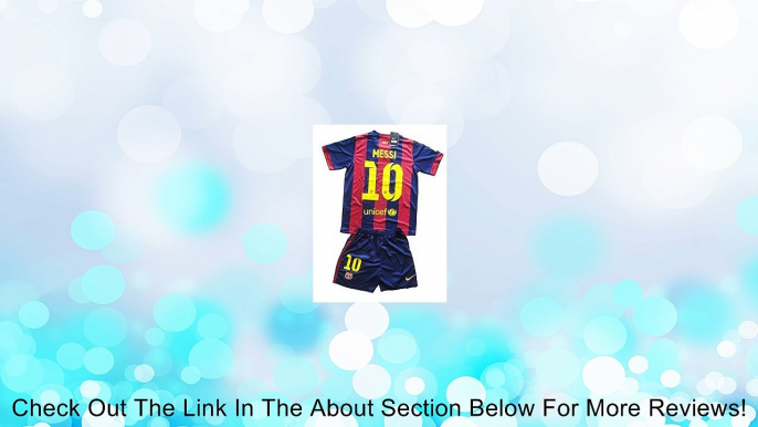 Messi #10 FC Barcelona Youths Home Kit Shirt & Shorts (7-8 Years Old) Review