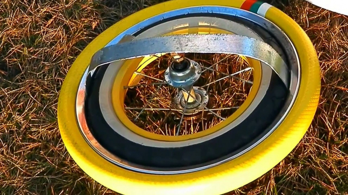 First ever - dual concentric rim with dual tires of newly invented armored pneumatic wheel