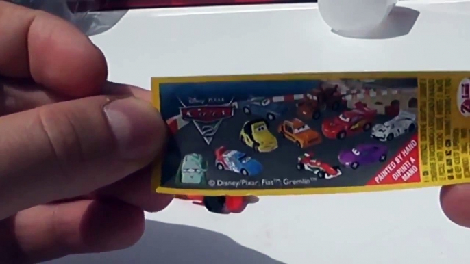 Disney Pixar Cars 2 Surprise Eggs Unboxing  Kinder chocolate, surprise eggs, play doh surprise eggs