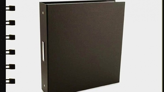 Pina Bex Black 3-Ring Binder 11X8.5X2