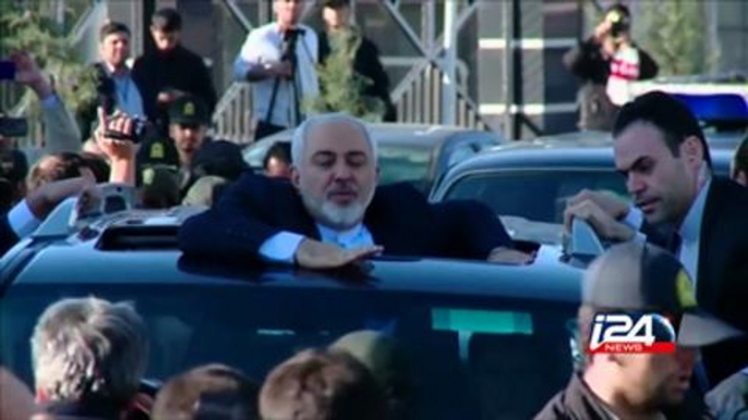 Chief Iranian negotiator Zarif given hero's welcome in Tehran