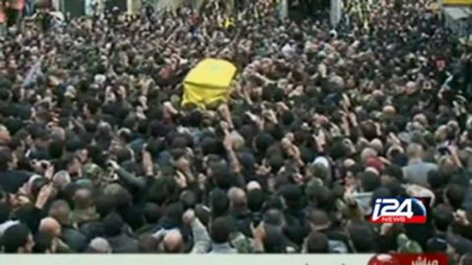 Funeral for Hezbollah militants killed in alleged Israeli airstrike in Syria