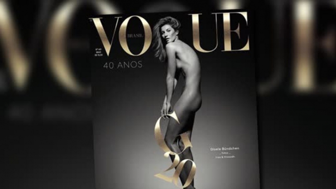 Gisele Bündchen Poses Nude on Vogue Brazil