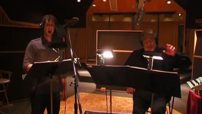 Placidó Domingo sings with Josh Groban