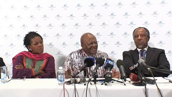 Archbishop Desmond Tutu speaks on Dalai Lama Visa.mov