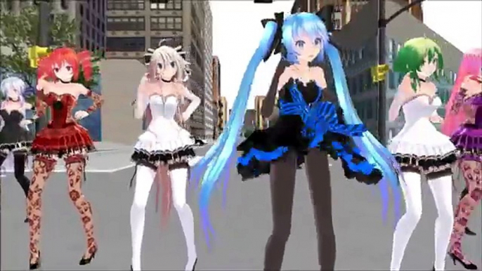 [MMD] Single Ladys   Haku, Teto, IA, Miku, Gumi, Luka, Rin