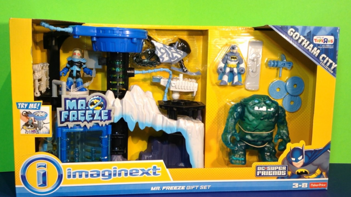 Imaginext Mr. Freeze Gift Set with Batman figure, Ice Monster, Mr. Freeze and Snowmobile vehicle!