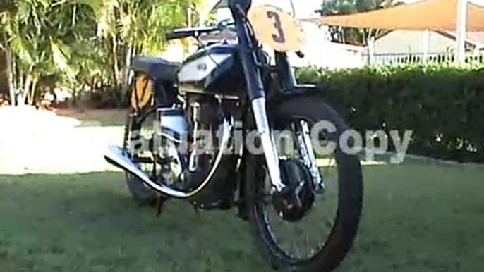 MANX NORTON MOTORCYCLE 1949 500CC DOHC D11M DOCUMENTARY