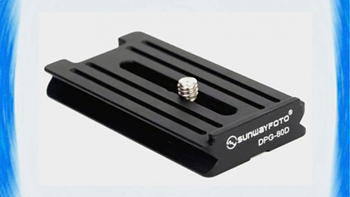 SUNWAYFOTO 80mm QR Plate DPG-80D DPG80D Arca Compatible Sunway Dual Dovetail