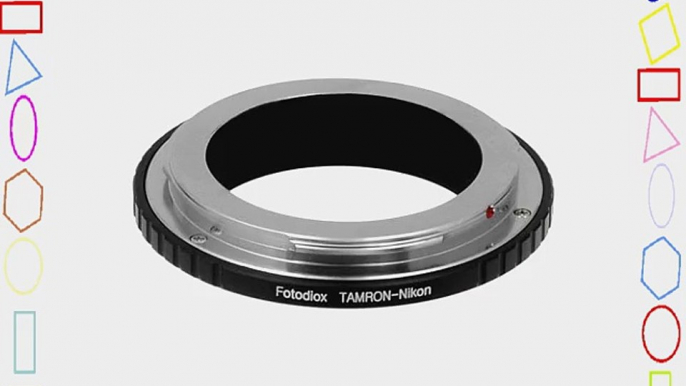 Fotodiox Lens Mount Adapter Tamron Adaptall II Lens to Nikon Camera  for Nikon D7100 D7000