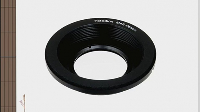 Fotodiox Lens Mount Adapter M42 (42mm x 1 Thread Screw) Lens to Nikon Camera for Nikon D7100