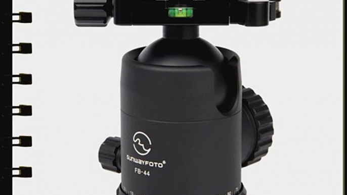 SUNWAYFOTO FB-44DL Duo-Lever 66lb Max load Tripod Ball Head Arca Compatible Sunway