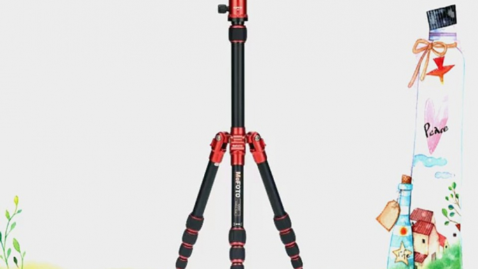 MeFoto Travel Tripod Kit Red (A0350Q0R)