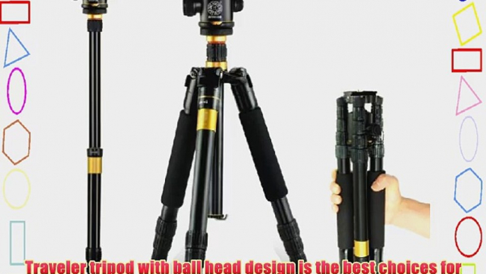 XCSOURCE Professional Portable Magnesium Aluminium Alloy Tripod Monopod