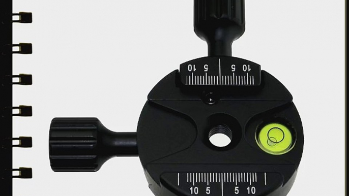 Desmond DBI-60 Bidirectional Double 90? Degree QR Clamp Arca-Swiss Compatible for Tripod Ball