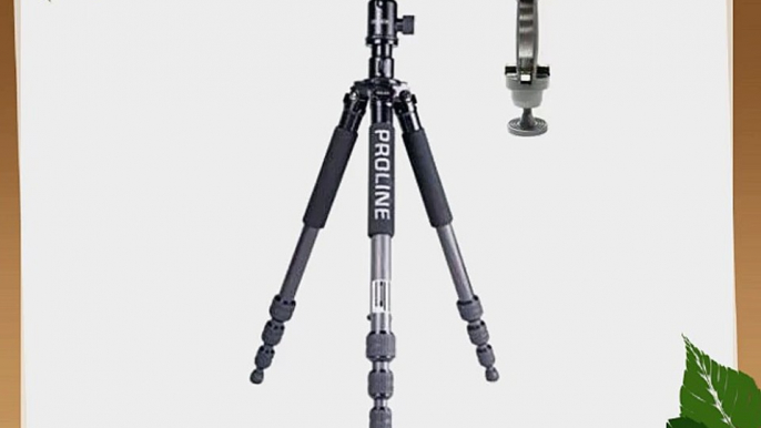 Dolica ZX600B103 60 Carbon Fiber Tripod Kit with Ball Head and Professional Pistol Grip Head