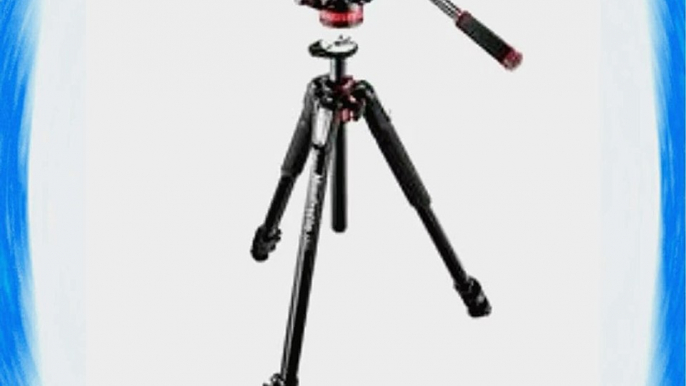 MANFROTTO MT055XPRO3 ALUMINUM TRIPOD WITH MVH502AH VIDEO HEAD