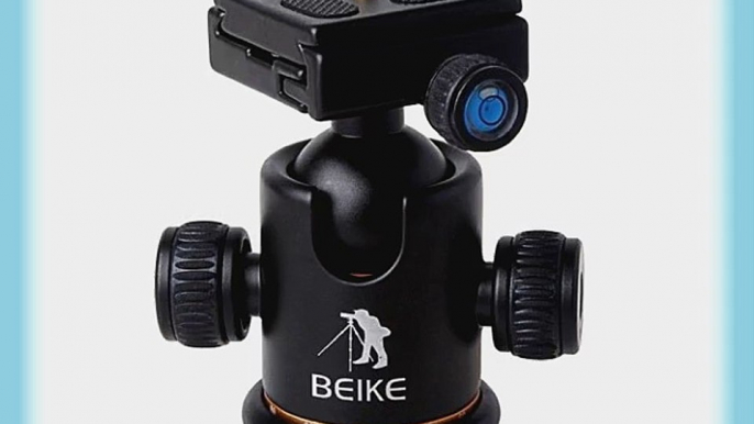 CowboyStudio Pro Camera Tripod Ball Head Quick Release Plate With Gradienter BK-03