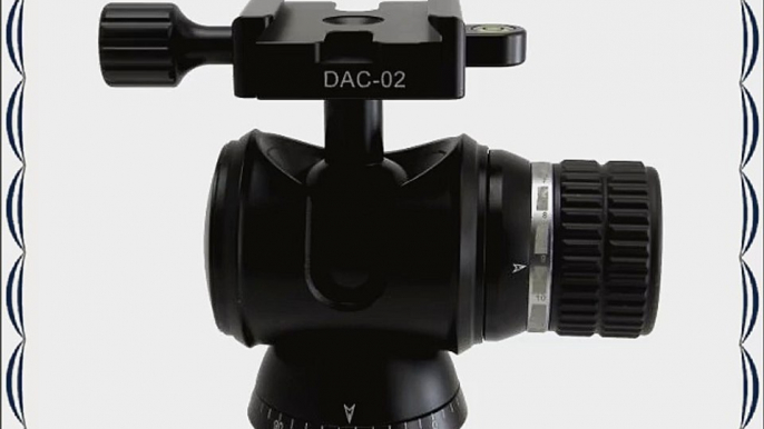 Desmond DBH-DAC2 Ball Head Arca-Swiss Compatible 60mm DAC-02 /Tripod Head with Independent