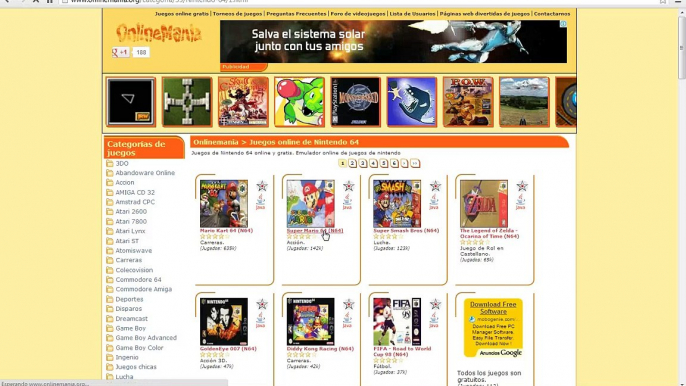 como jugar juegos de nintendo 64 en su pc sin descargar nada.