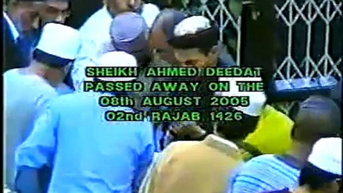 EMOTIONAL Janazah (Funeral) Of Sheikh Ahmed Deedat