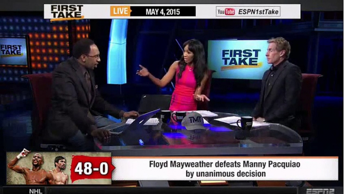 ESPN First Take - Mayweather Defeats Pacquiao - Would You Like To See A Rematch
