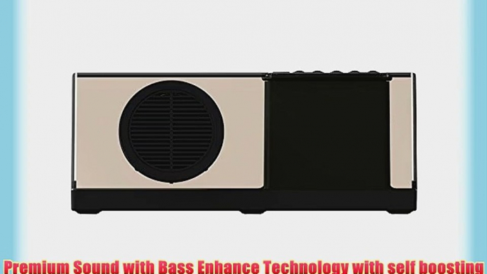 Wireless Speaker Portable Bluetooth Stereo Speaker with 2 X 5W Speaker Enhanced Bass Resonator