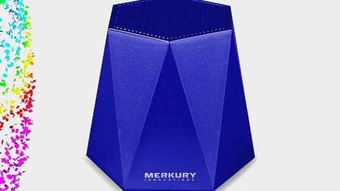 Merkury HEXAGON Portable Wireless Bluetooth Speaker with 5 hour Rechargeable Battery (Metallic