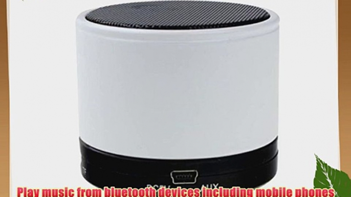 White Wireless Bluetooth Mini Portable Hifi Stereo Speaker For iPhone Samsung MP3 iPod with