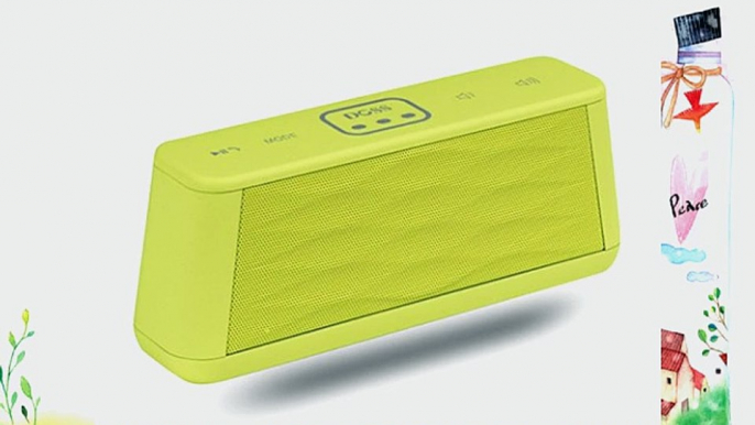 Bluetooth DOSS Motion Sensor Wireless Bluetooth Audio Speaker (Motion Sensor Speaker Yellow)