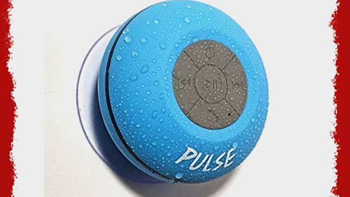 PULSE! Wireless Waterproof Bluetooth Shower Speaker - Portable Audio Player