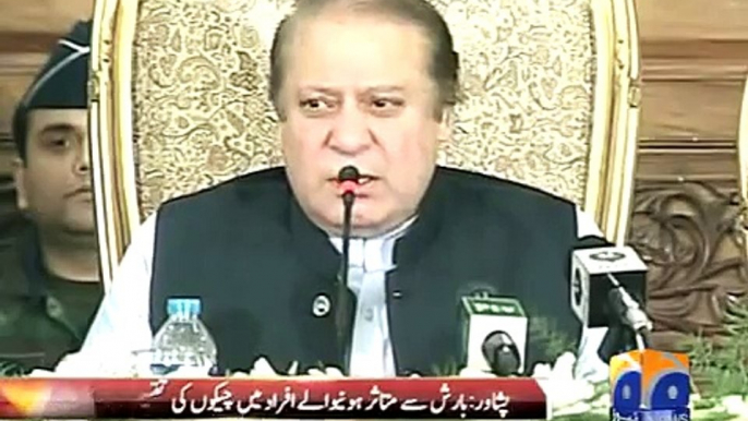 Nawaz Sharif on Karachi Operation - Today Geo News Headlines 02 May 2015 (1)