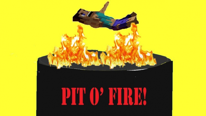 Minecraft Traps - Minecraft PVP Traps - Pit O' Fire!