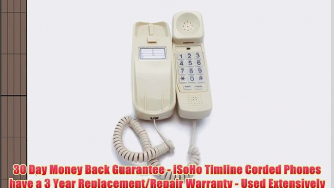 Trimline Phone - Classic Clay Tan - Durable Retro Novelty Telephone - An Improved Version of