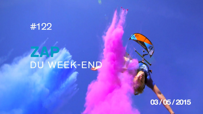 ZAP DU WEEK-END #122 : Les Simpsons version française / Holi Colors - Flysurfer Kiteboarding / Zack king prend un bain /