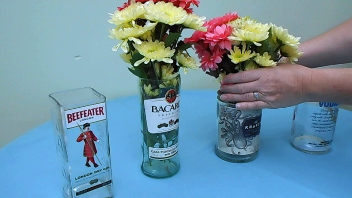 Recycled Glass Vases