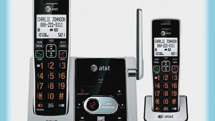 DECT 6.0 Expandable Cordless Phone System with Digital Answering System - AT