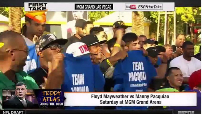 MAYWEATHER VS. PACQUIAO - May 2, 2015 - Floyd Mayweather vs Manny Pacquiao (FULL ON First Take)