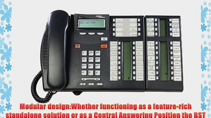 Nortel Avaya T7316E Phone with T24 Key Indicator (KIP) Addon Module